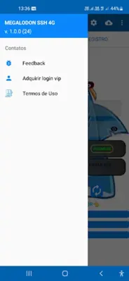 MEGALODON SSH 4G android App screenshot 1