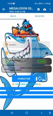 MEGALODON SSH 4G android App screenshot 5